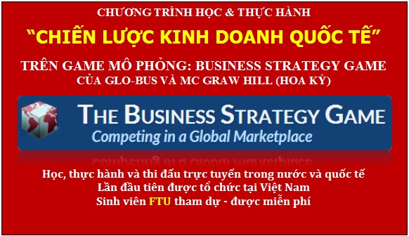 KHÓA HỌC ONLINE 8: Học và Thực hành Chiến lược Kinh doanh quốc tế